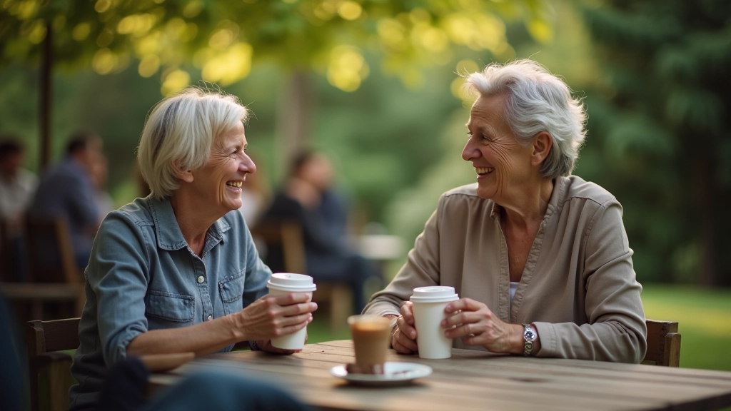 People of various ages connecting and building friendships at a community event